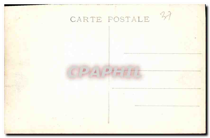 CPA Loches Le Chateau Royal Le Tombeau d'Agnes Sorel  — Rückseite