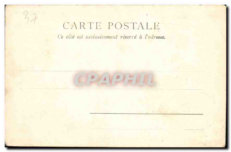 CPA Langeais l'Interieur du Chateau  — Rückseite
