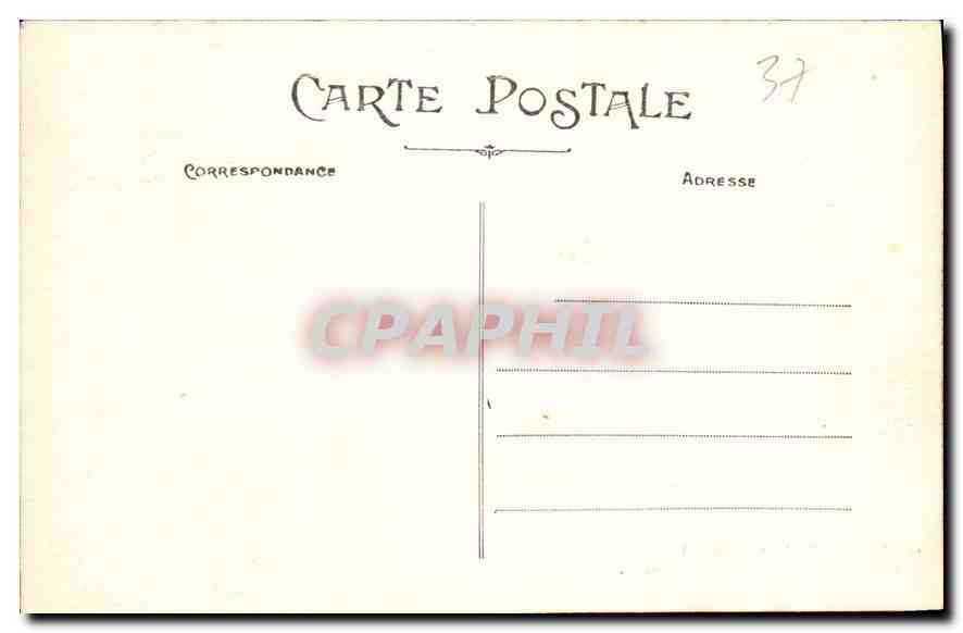 CPA Musee de Tours Marriage Mystique Rene Guide — Rückseite