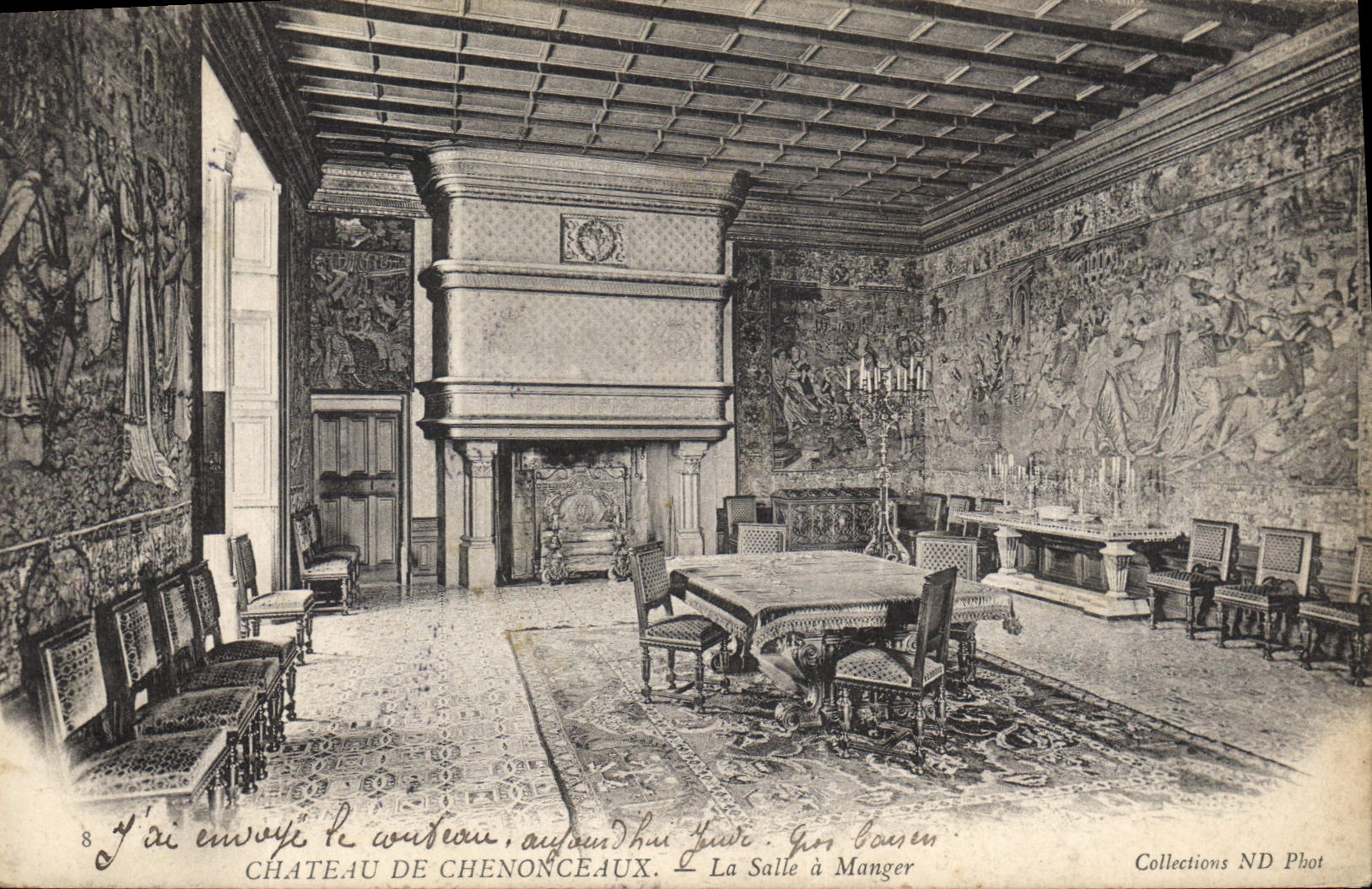 CPA Chateau de Chenonceaux La Salle a Manger 
