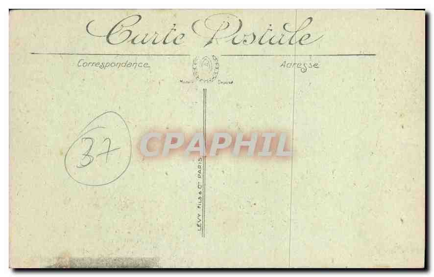 CPA Tours La Cathedrale Saint Gatien  — Rückseite