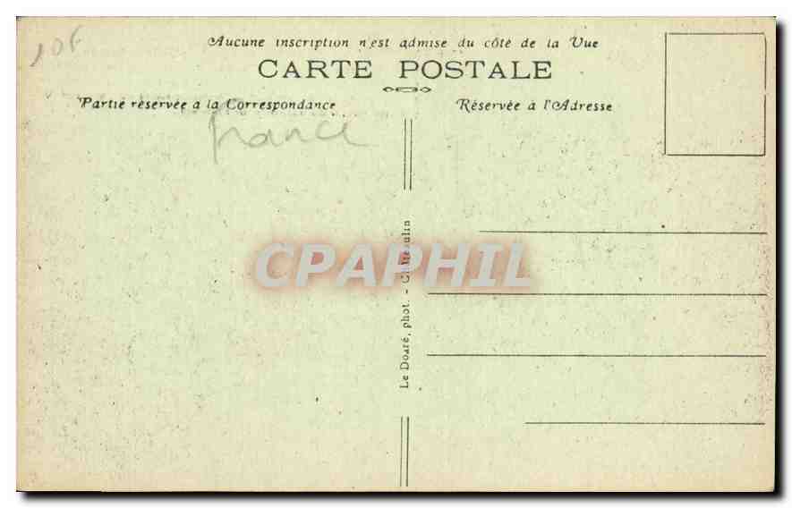 CPA Terenez Cote de Rosnoen  — Rückseite