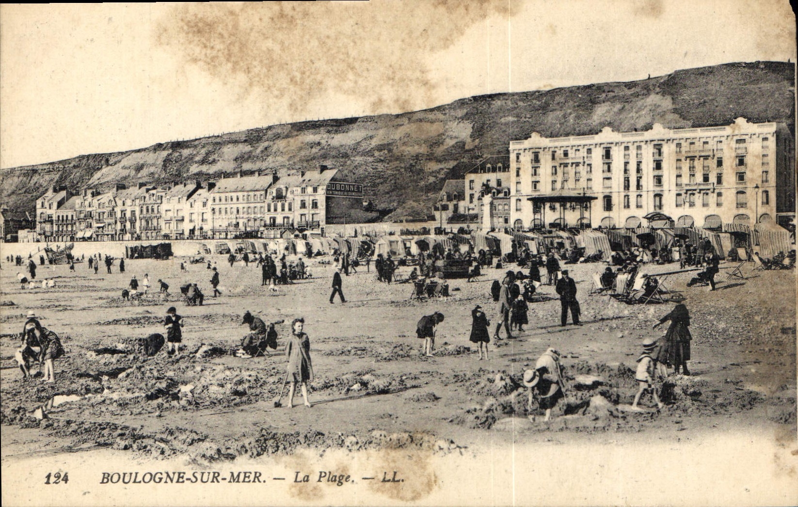 Boulogne-sur-Mer — De Strand — LL. — n°124