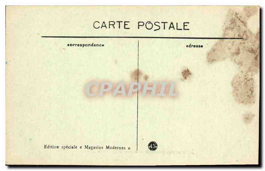 CPA Valenciennes Entree du Square de la Dodenne  — Rückseite