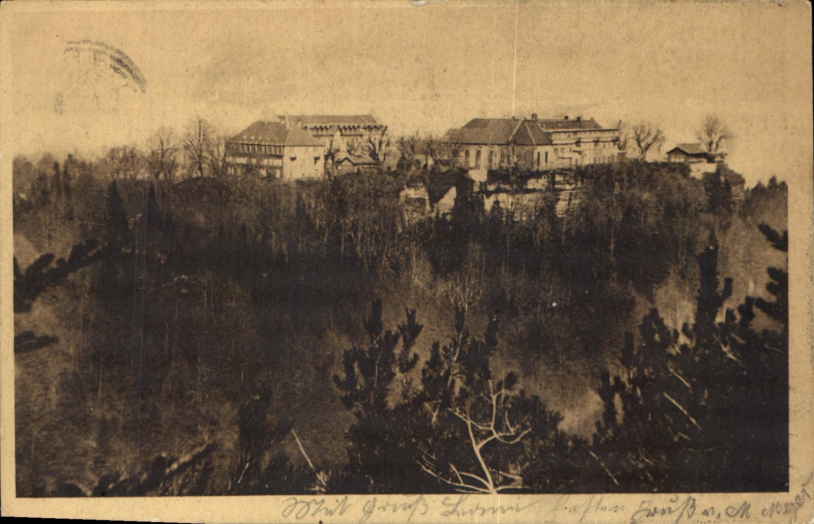 CPA St Odelienberg Mont Sainte Odile 