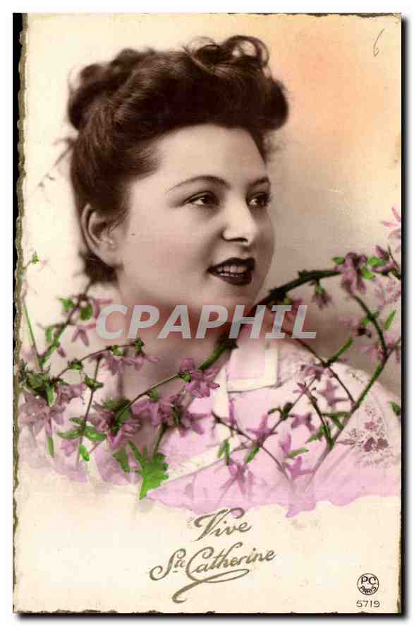 CPA Vive Ste Catherine Femme