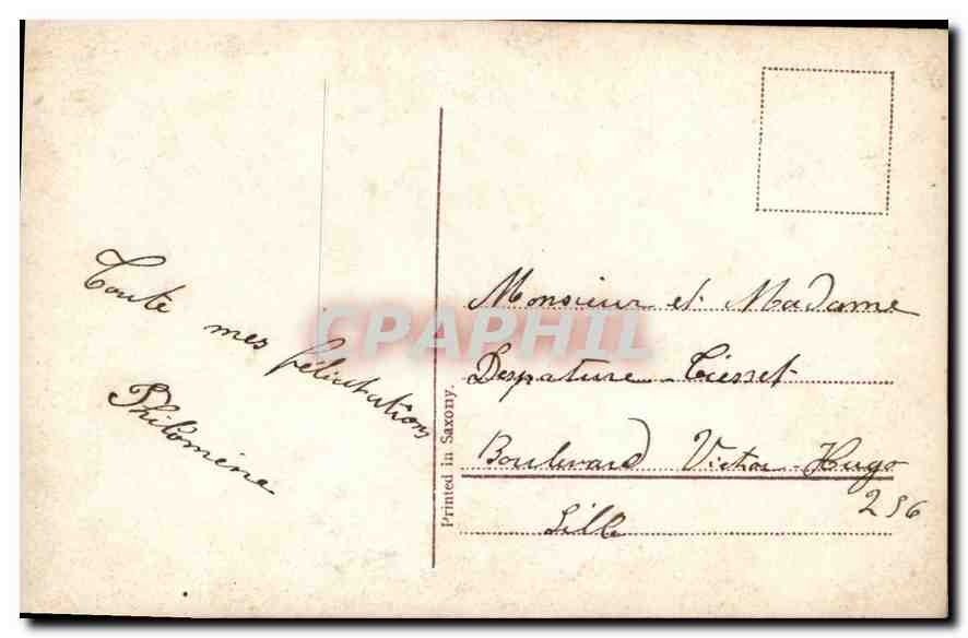 CPA Femme Enfant — Back