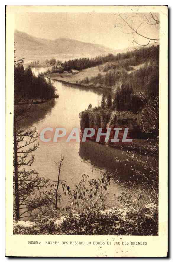 Entrée des Bassins du Doubs et Lac des Brenets — Édition Henri Guillaume, Saut du Doubs, n° 20805 c
