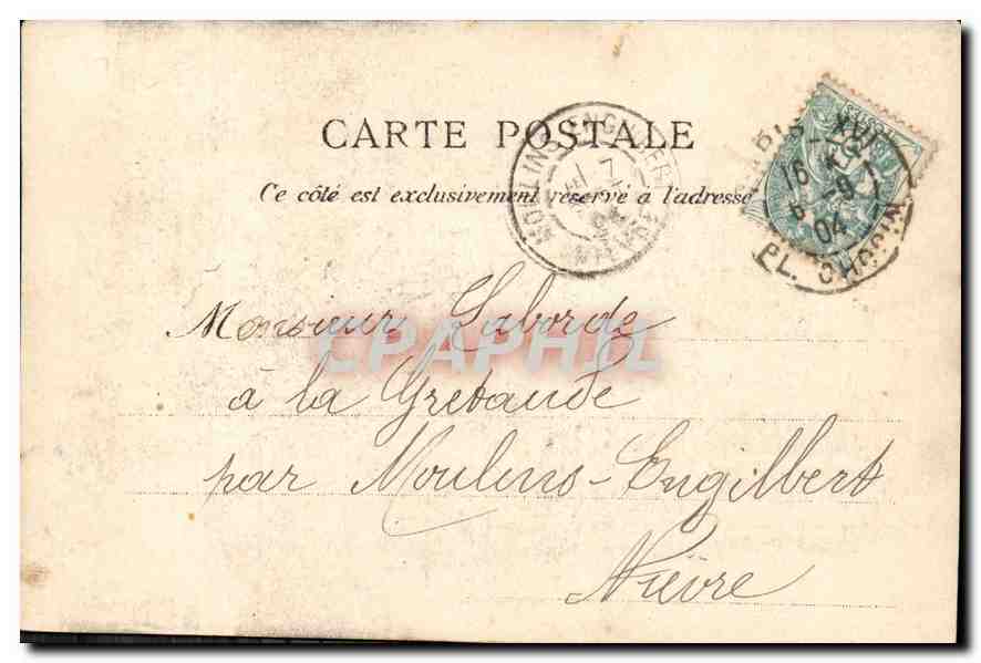 CPA Paris Notre Dame Facade  — Verso