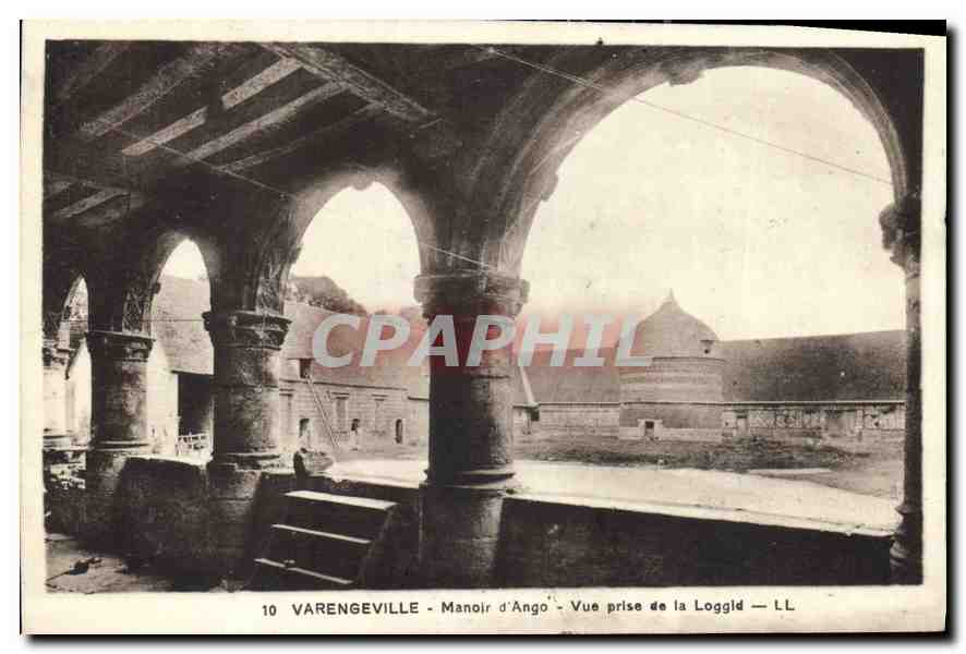 CPA Varengeville Manoir d'Ango Vue prise de la Loggia