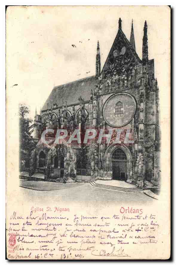 CPA Orleans Eglise St Aignan 