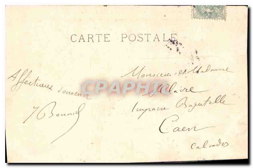 CPA Musee de Lille la Tete de Cire  — Rückseite