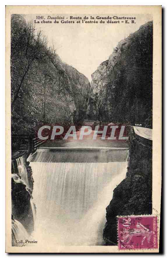 Dauphiné - Route de la Grande-Chartreuse - La chute du Guiers et l'entrée du désert - E. R.