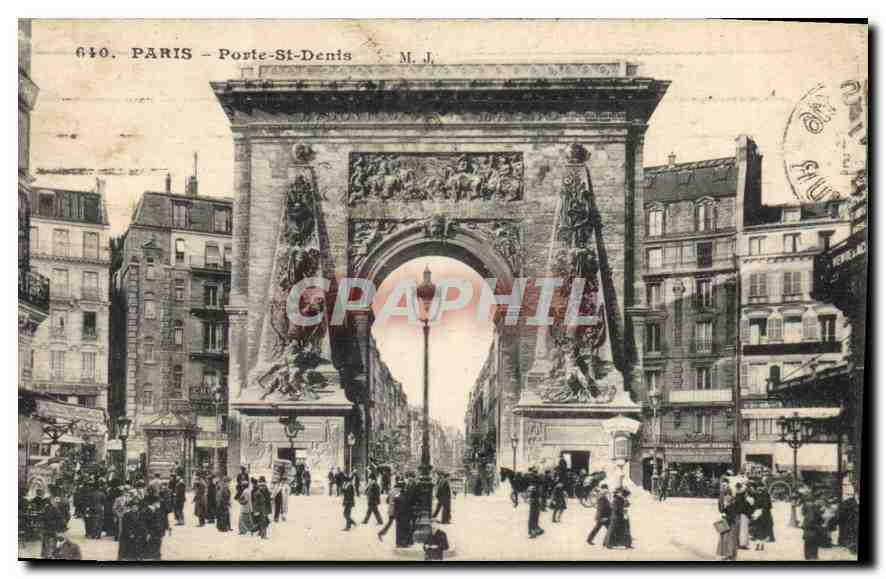 CPA Paris Porte St Denis 