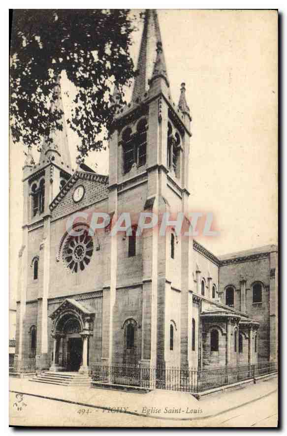 CPA Vichy Eglise Saint Louis 