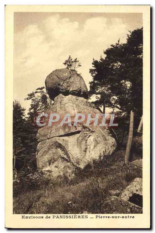 CPA Environs de Panissieres Pierre sur autre 