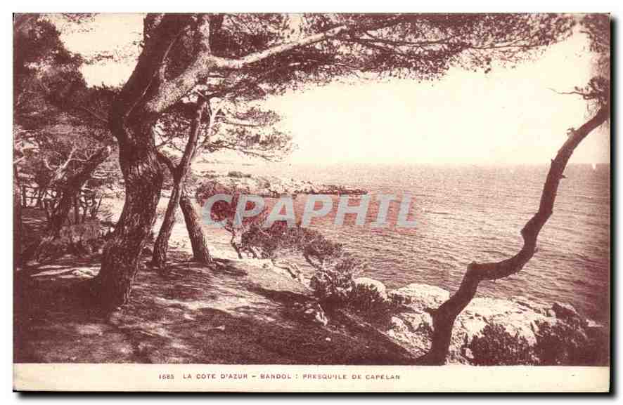 CPA La Cote d'Azur Presqu'ile de Capelan 