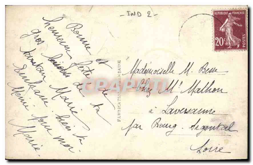 CPA Joyeuse Fete Enfant — Rückseite