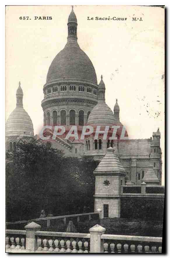 CPA Paris le Sacre Coeur 