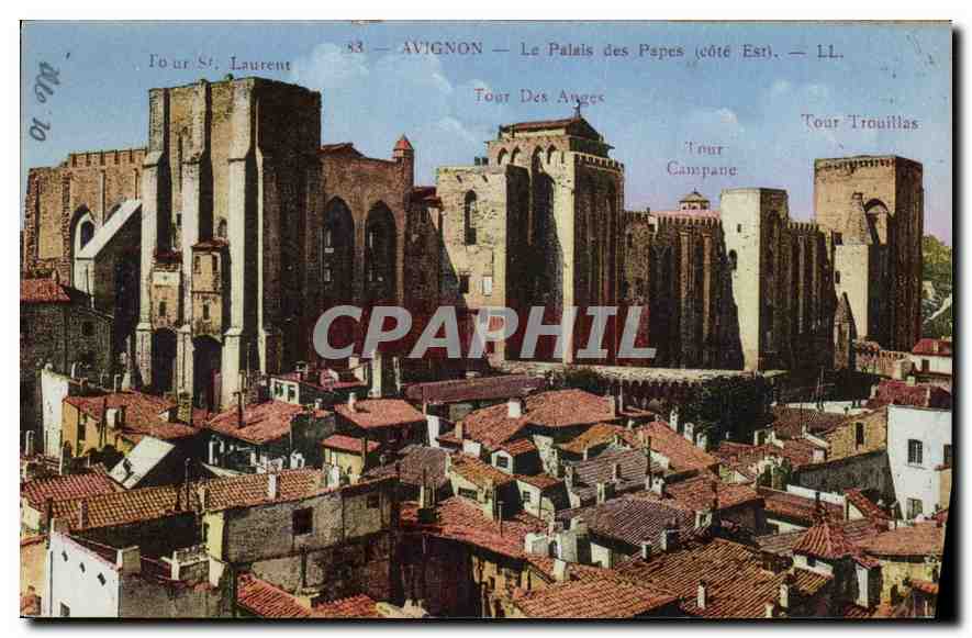 Avignon — Le Palais des Papes (côté Est) — LL.