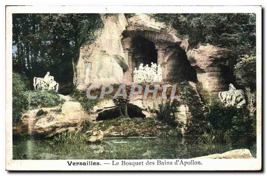 CPA Versailles le Bosquet des Bains d'Apollon 