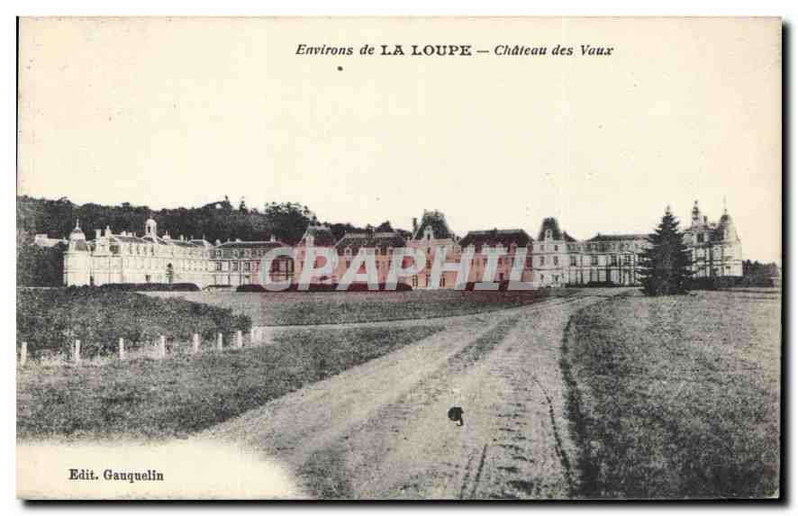 CPA Environs de la Loupe Chateau des Vaux 