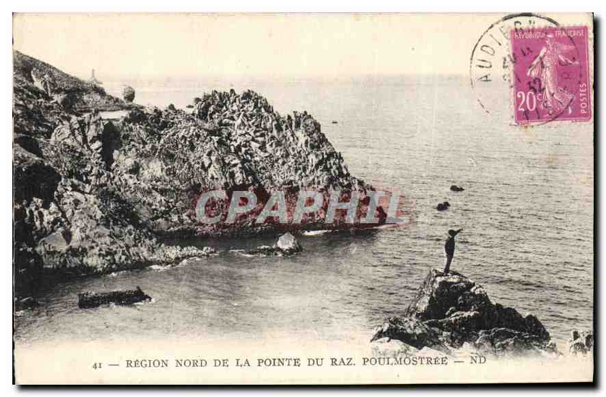 CPA Region Nord de la Pointe du Raz Poulmostree 