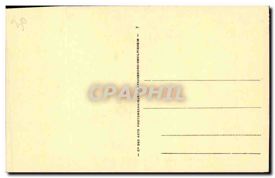 CPA Musee Alsacien le Sonneur du XVII siecle  — Rückseite