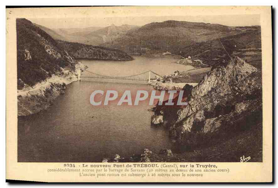 CPA Le Nouveau Pont de Treboul Cantal sur la Truyere 