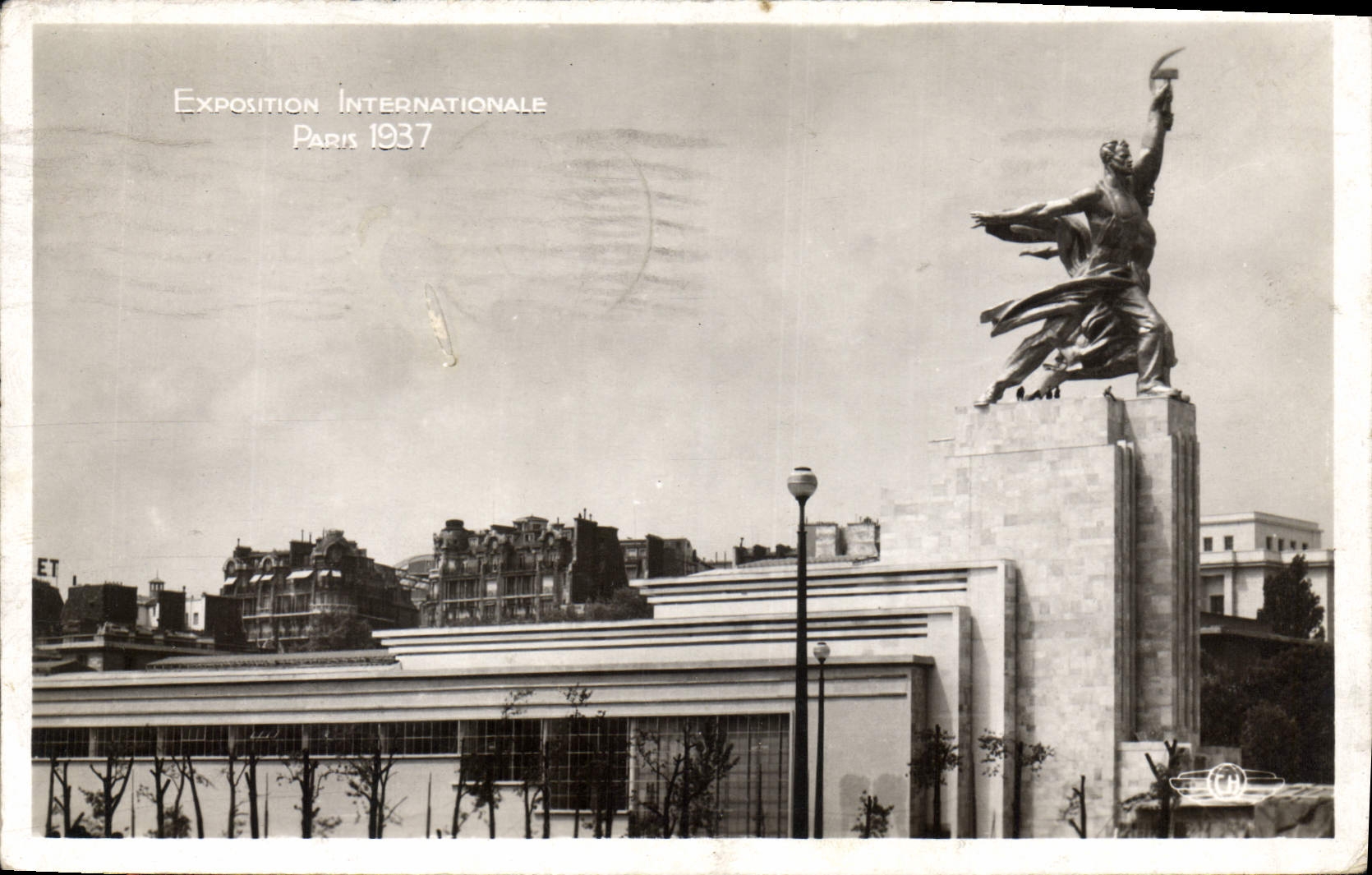 CPA Exposition Internationale Paris 1937 Pavillon de L'URSS Architecte Lophan 