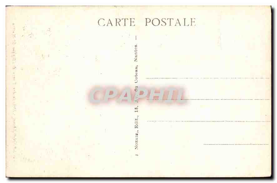 CPA Laigle Orne details des Tours de l'Eglise St Martin  — Rückseite