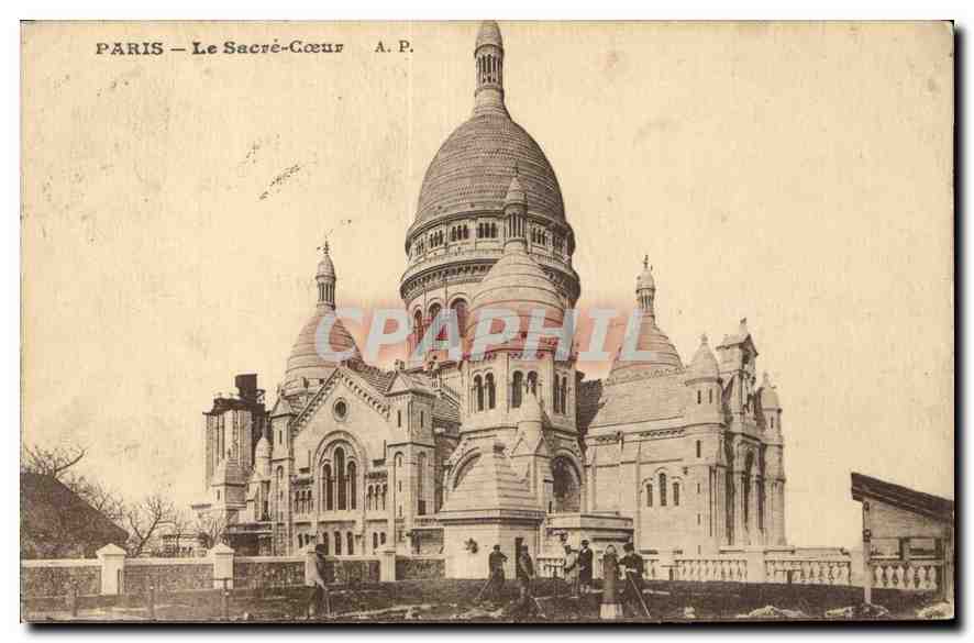 CPA Paris le Sacre Coeur 