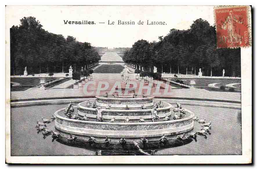 CPA Versailles le Bassin de Latone 