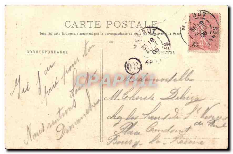 CPA Saint Walfroy par Margut Ardennes Calvaire Monumental  — Rückseite