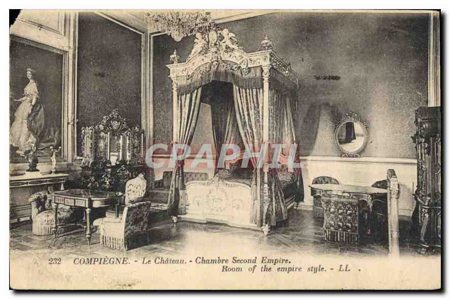 CPA Compiegne le Chateau Chambre Second Empire 