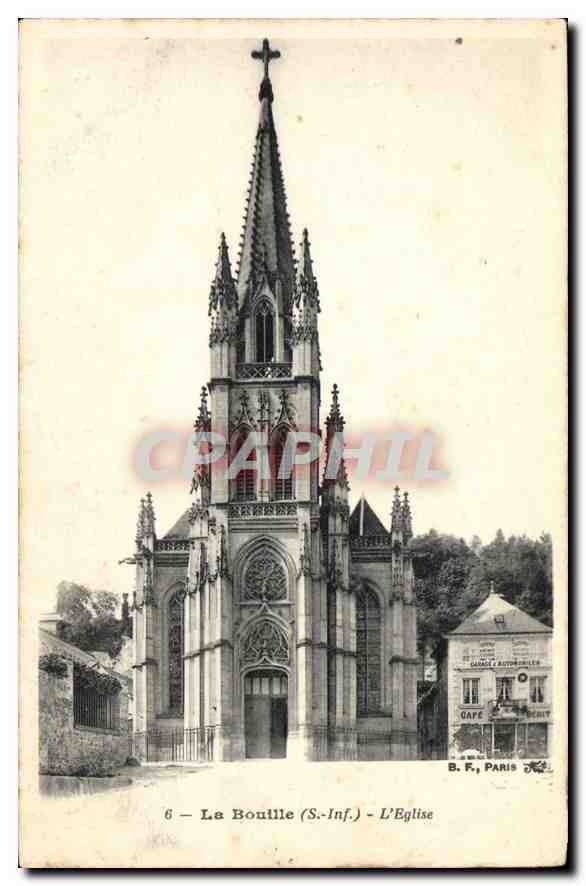 CPA La Bouille S Inf l'Eglise 