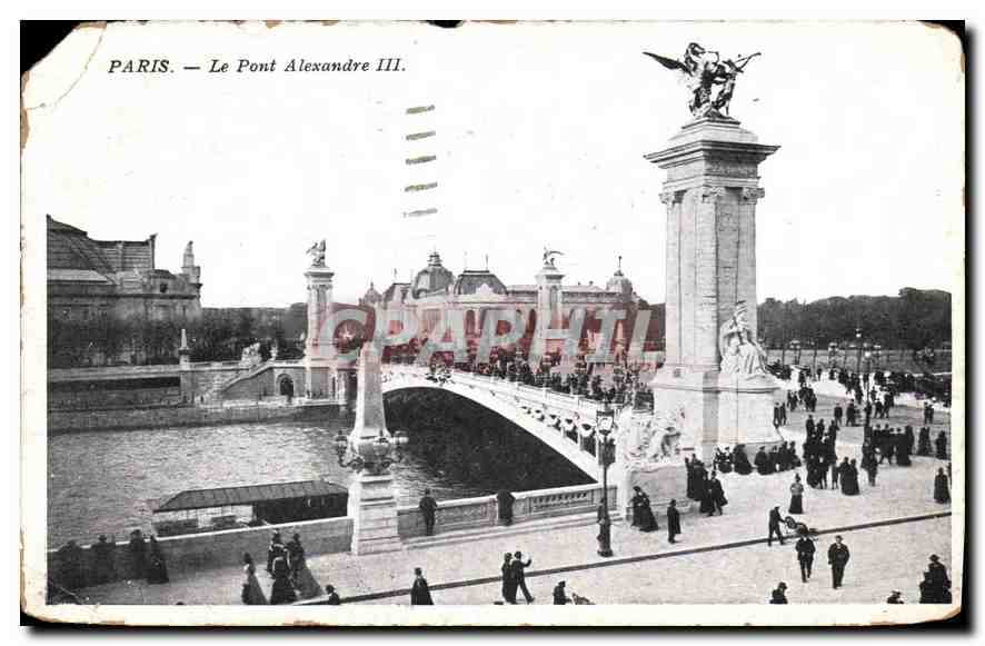 CPA Paris le Pont Alexandre III 