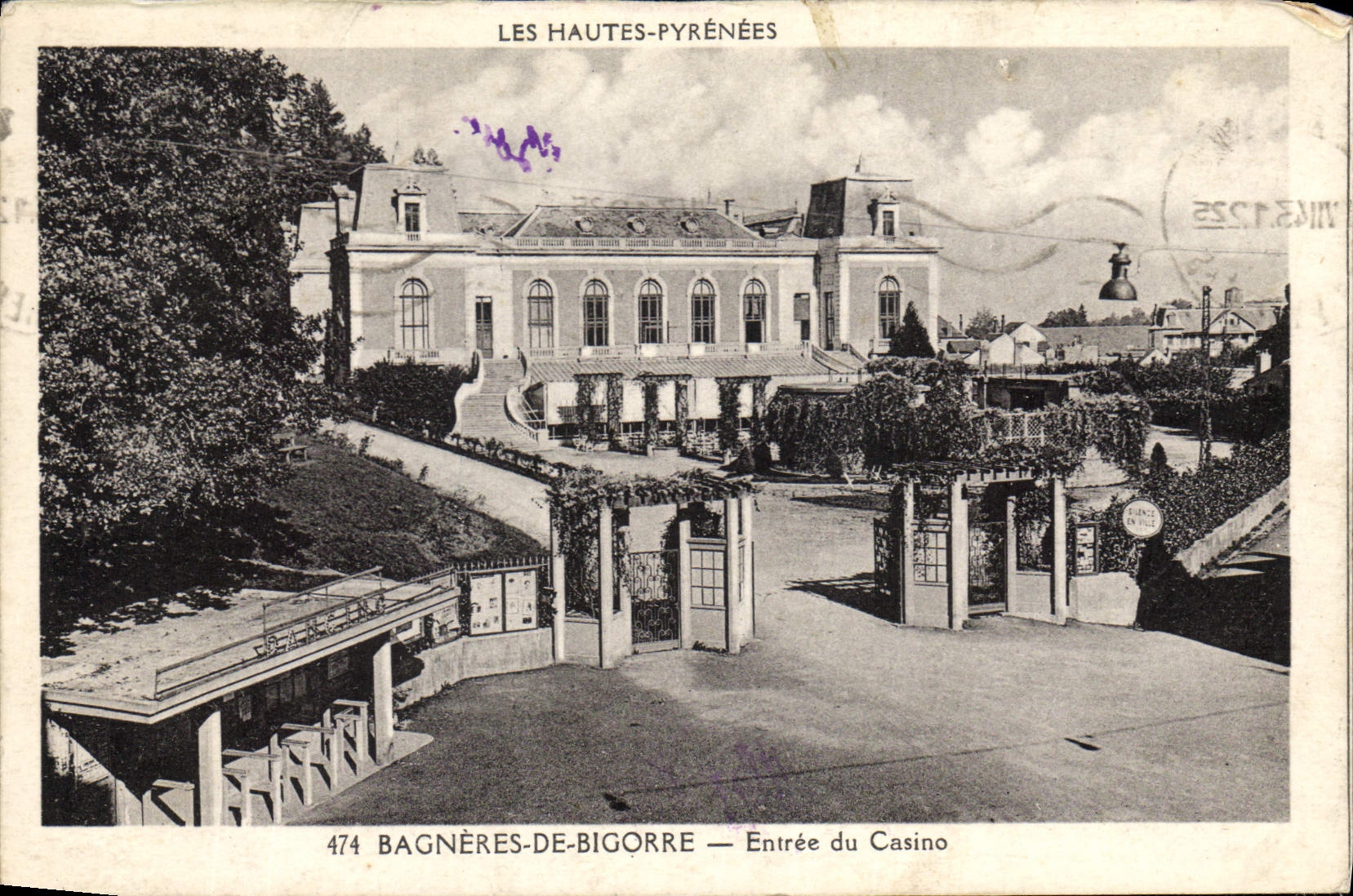 Bagnères-de-Bigorre — Eingang zum Casino — Édition Boucha Pyrénées, Nummer 474