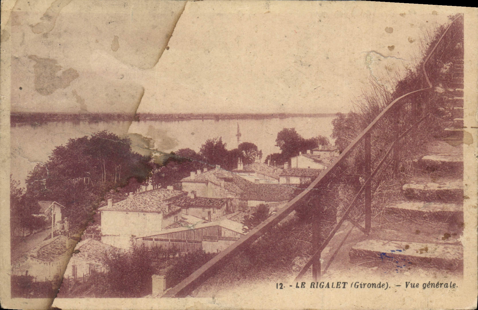 CPA Le Rigalet Gironde vue generale 