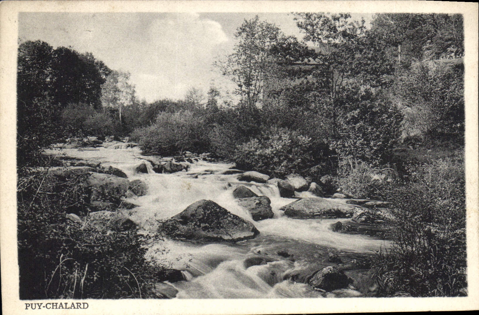 Puy-Chalard — vue du cours d'eau — éditeur non identifié - Recto