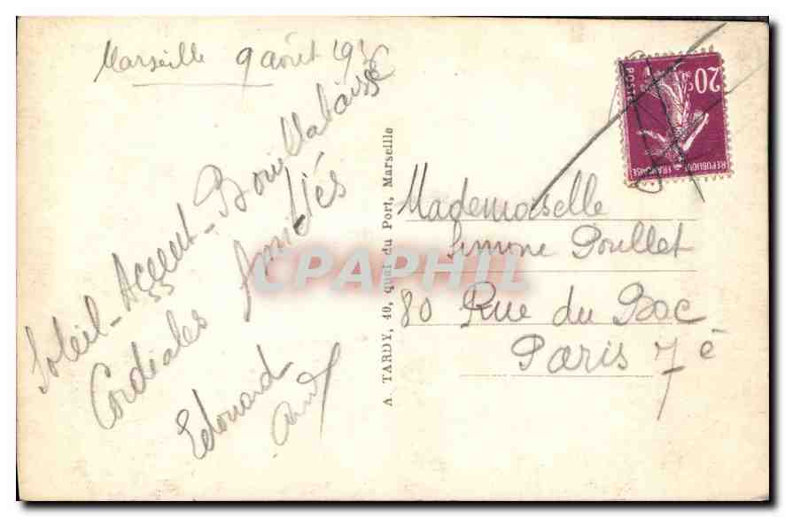 Marseille — Le Fort St-Jean et la Cathédrale — Reverso