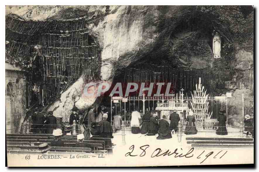 CPA Lourdes la Grotte 