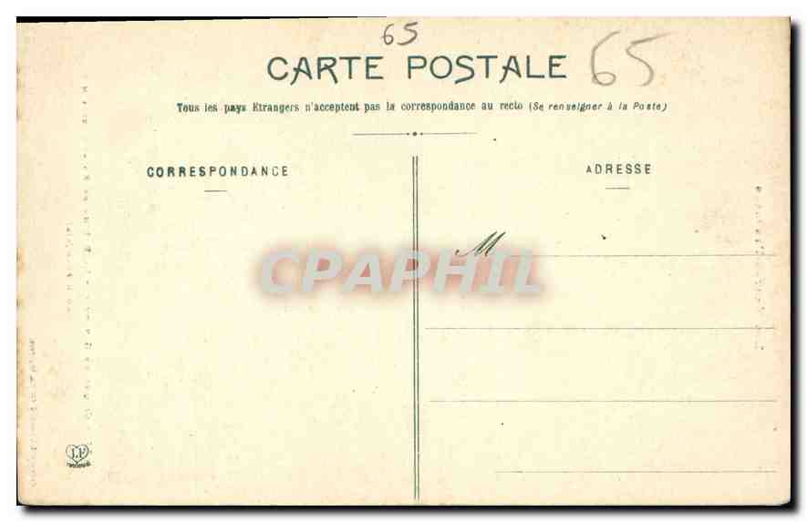 CPA Cirque de Gavarnie la Breche de Roland Cote Francais  — Verso