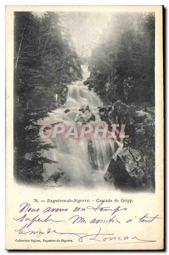 Bagnères-de-Bigorre — Gripp Falls — Collection Sajous