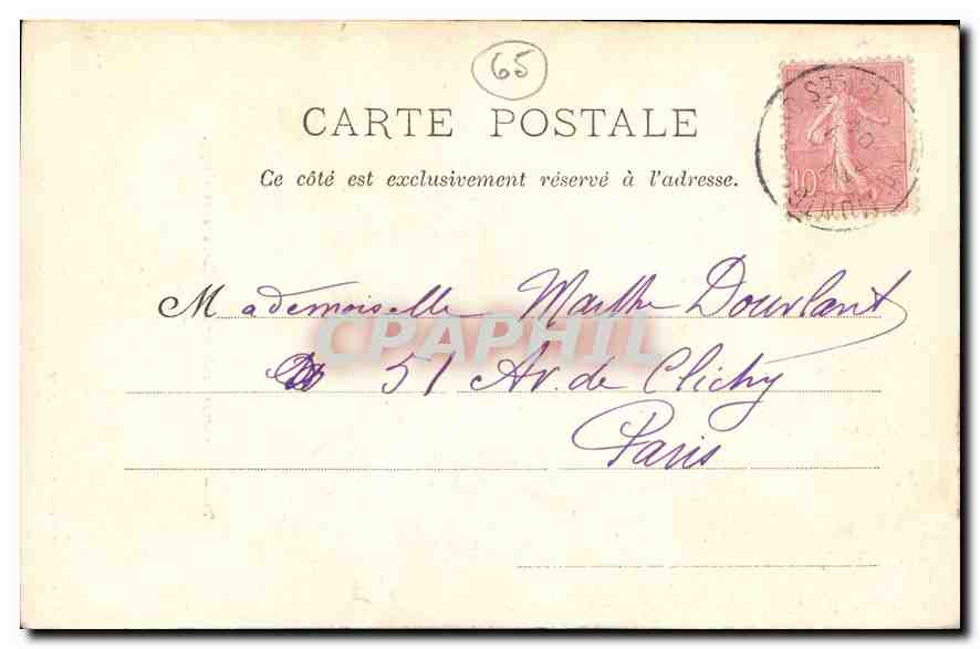 Bagnères-de-Bigorre — Gripp Falls — Collection Sajous — Back
