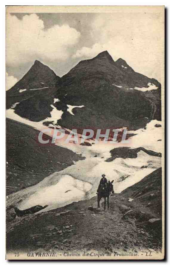 CPA Gavarnie Chemin du Cirque de Troumouse 