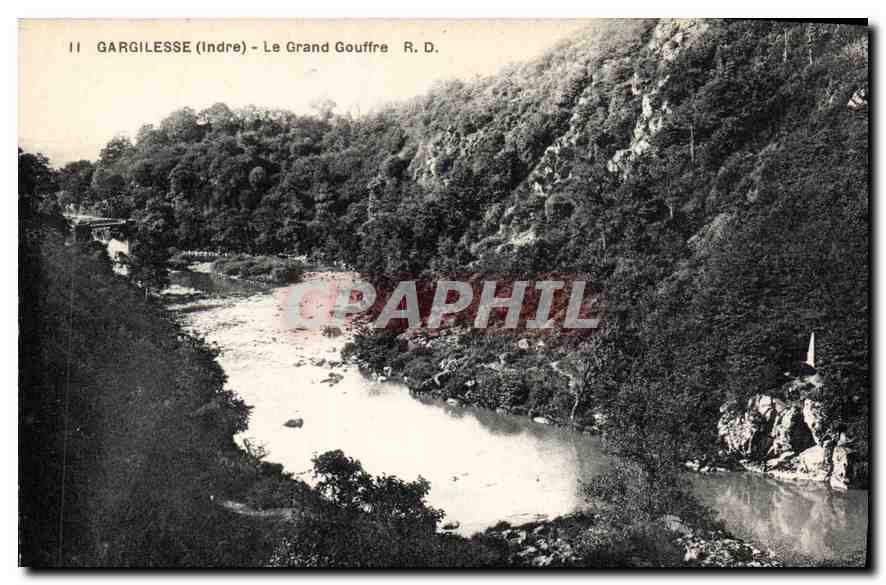 CPA Gargilesse Indre le Grand Gouffre 