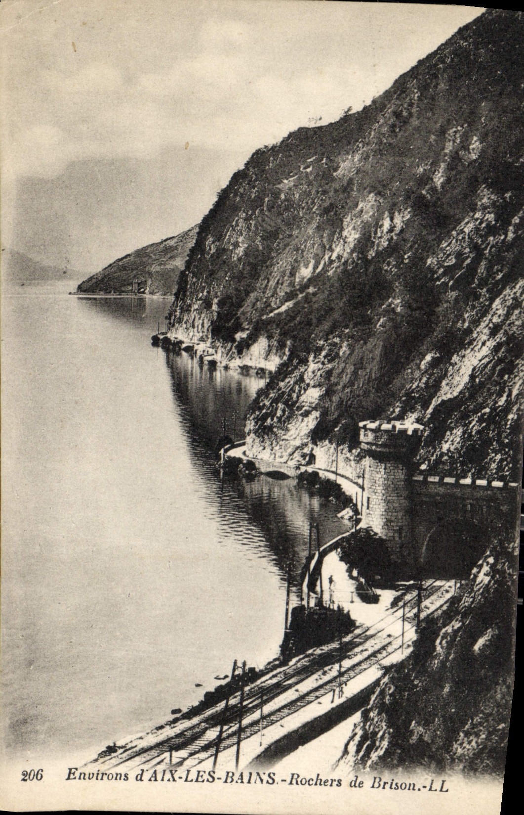 CPA Environs d'Aix les Bains rochers de Brison 