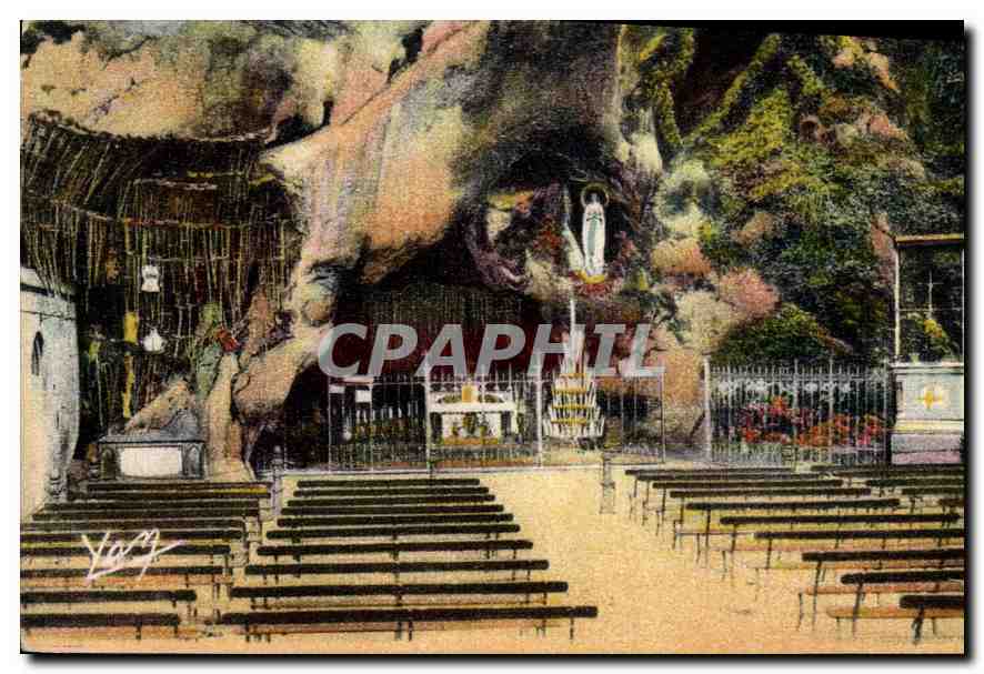 CPA Lourdes la Grotte Miraculeuse 