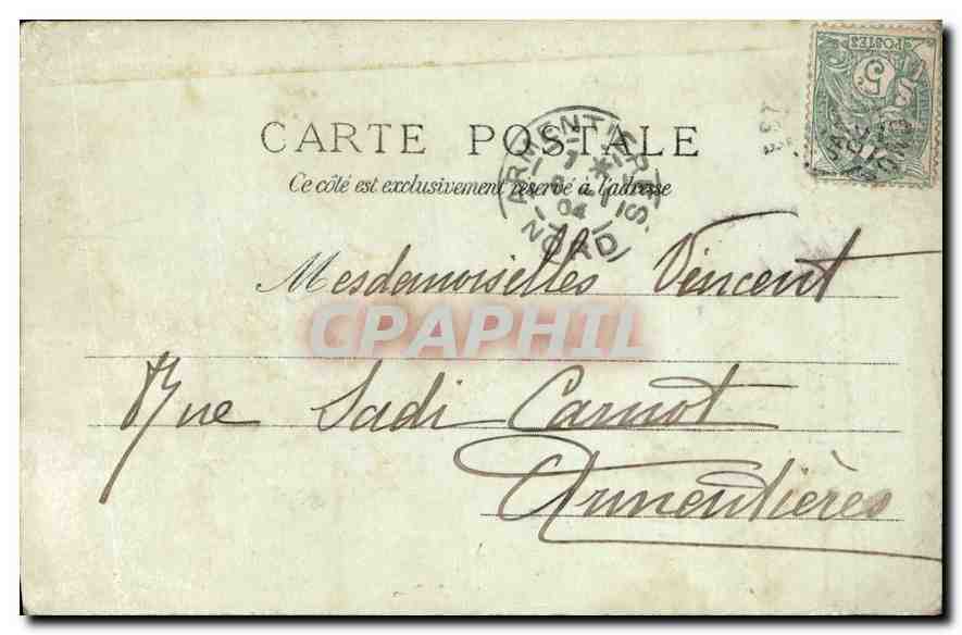 CPA Lourdes vue generale du funicalaire du Pic du Jer  — Verso